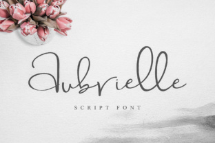 Aubrielle: A Handwritten Script Font for Creative Expression