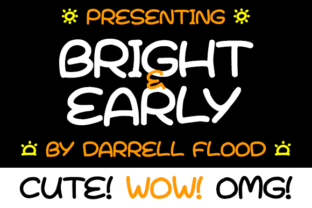 Bright Early: A Hand-Drawn Font for Creative Projects