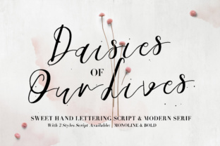 Daisies of Our Lives: A Stylish and Versatile Typeface