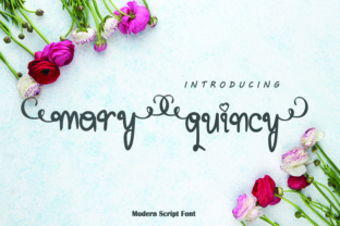 Discover Mary Quincy: A Cutesy Handwritten Font