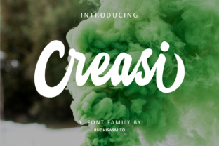 Discover the Elegance of Creasi: A Modern Calligraphy Font for Every Project