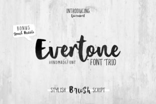 Evertone: A Handlettered Font for Creative Expression