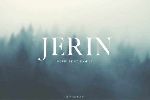 Jerin: A Versatile Serif Font for Modern Design