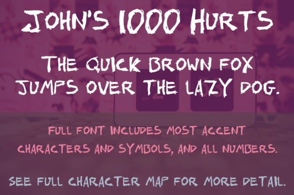 John’s 1000 Hurts: A Font Born from High School Angst