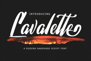 Lavalette: A Bold, Painterly Font for Creative Projects
