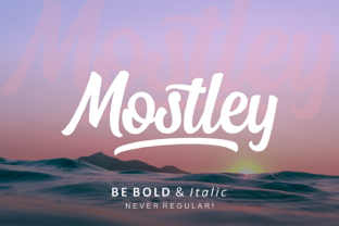 Mostley: A Bold, Hand-Crafted Font for Dynamic Design