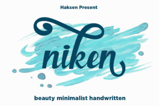 Niken: A Stunning Handwritten Font for Creative Expression