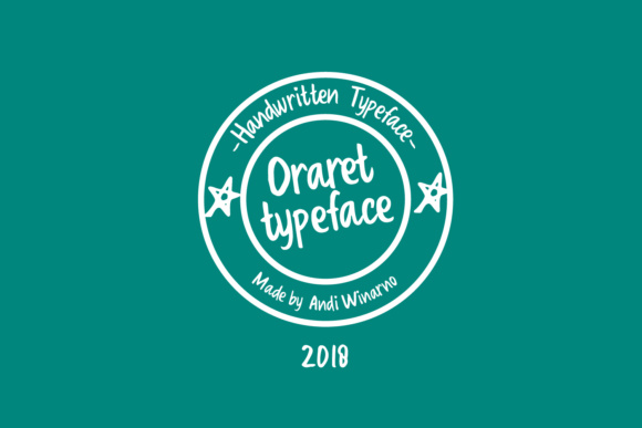Oraret: A Handwritten Font with a 90s Throwback Vibe