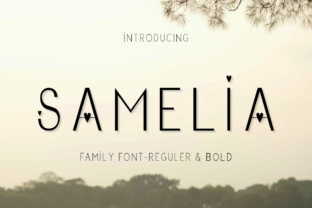Samelia: A Modern, Romantic Font for Every Project