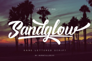Sandglow: A Beautiful Hand-Lettered Script