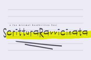 Scrittura Ravvicinata: A Fresh, Playful Brush Font for Modern Design