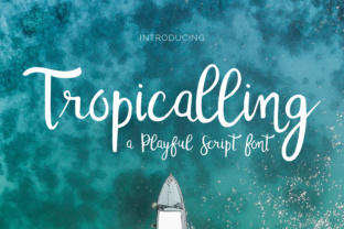 Tropicalling: A Playful Tropical Font for Every Creative Project