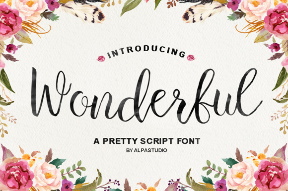 Wonderful Script: A Whimsical Touch for Creative Projects